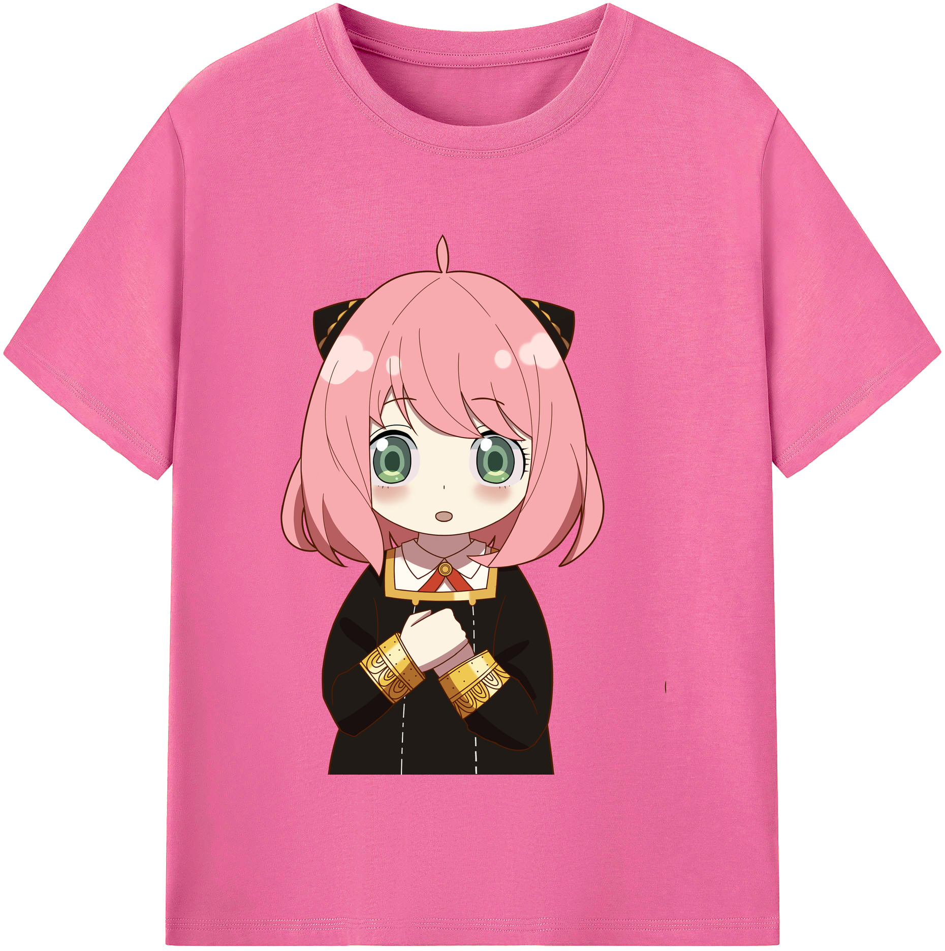 （画像用） SPY×FAMILY间谍家家酒 レディースカジュアルプリントTシャツ（綿100％）